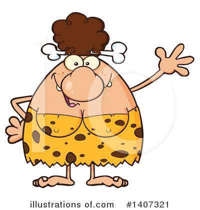 Caveman Clipart #1407321 by Hit Toon
