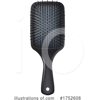 Hairbrush Clipart #1752608 by Vector Tradition SM