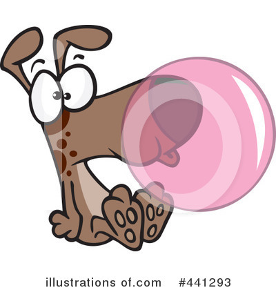 Royalty-Free (RF) Bubble Gum Clipart Illustration by toonaday - Stock Sample #441293
