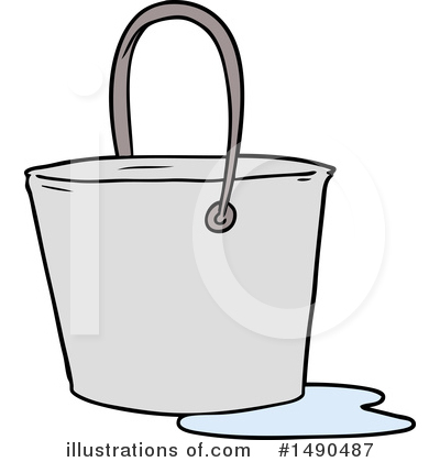 Royalty-Free (RF) Bucket Clipart Illustration by lineartestpilot - Stock Sample #1490487