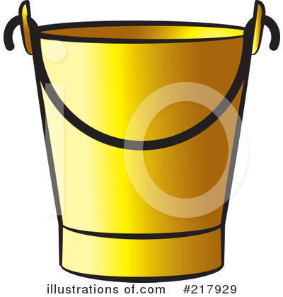 Royalty-Free (RF) Bucket Clipart Illustration by Lal Perera - Stock Sample #217929
