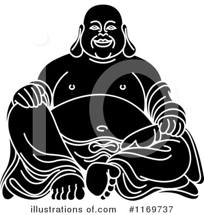Royalty-Free (RF) Buddha Clipart Illustration by Lal Perera - Stock Sample #1169737