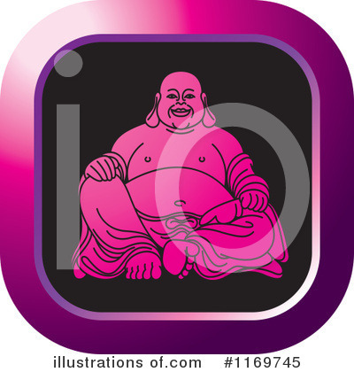 Royalty-Free (RF) Buddha Clipart Illustration by Lal Perera - Stock Sample #1169745