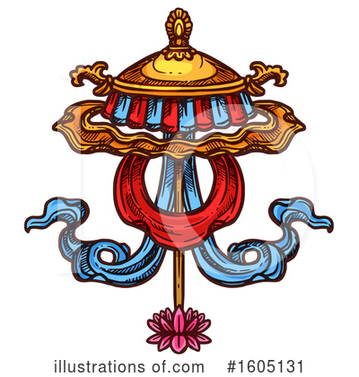 Royalty-Free (RF) Buddhism Clipart Illustration by Vector Tradition SM - Stock Sample #1605131