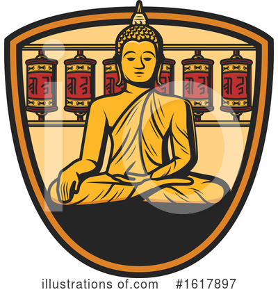 Royalty-Free (RF) Buddhism Clipart Illustration by Vector Tradition SM - Stock Sample #1617897