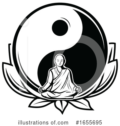 Royalty-Free (RF) Buddhism Clipart Illustration by Vector Tradition SM - Stock Sample #1655695