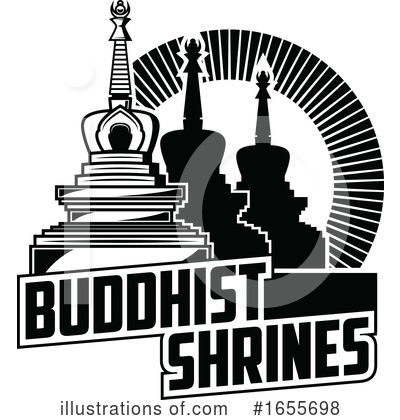 Royalty-Free (RF) Buddhism Clipart Illustration by Vector Tradition SM - Stock Sample #1655698