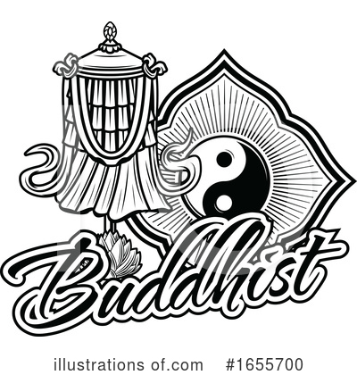 Royalty-Free (RF) Buddhism Clipart Illustration by Vector Tradition SM - Stock Sample #1655700