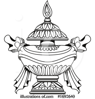 Royalty-Free (RF) Buddhism Clipart Illustration by Vector Tradition SM - Stock Sample #1692640