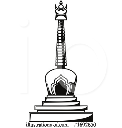 Royalty-Free (RF) Buddhism Clipart Illustration by Vector Tradition SM - Stock Sample #1692650