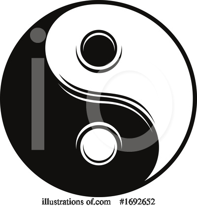Yin And Yang Clipart #1692652 by Vector Tradition SM