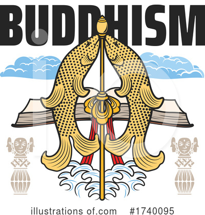 Royalty-Free (RF) Buddhism Clipart Illustration by Vector Tradition SM - Stock Sample #1740095