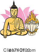 Buddhism Clipart #1740100 by Vector Tradition SM