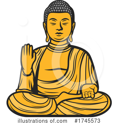 Royalty-Free (RF) Buddhism Clipart Illustration by Vector Tradition SM - Stock Sample #1745573