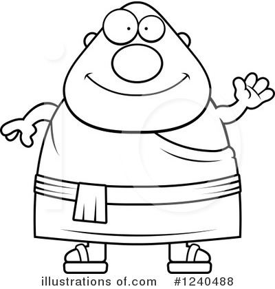 Royalty-Free (RF) Buddhist Clipart Illustration by Cory Thoman - Stock Sample #1240488