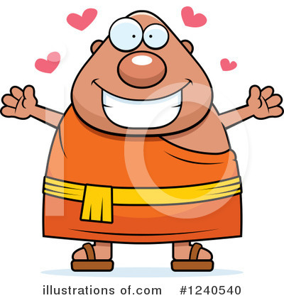 Royalty-Free (RF) Buddhist Clipart Illustration by Cory Thoman - Stock Sample #1240540