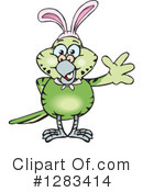 Budgie Clipart #1283414 by Dennis Holmes Designs