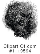 Buffalo Clipart #1119594 by Prawny Vintage