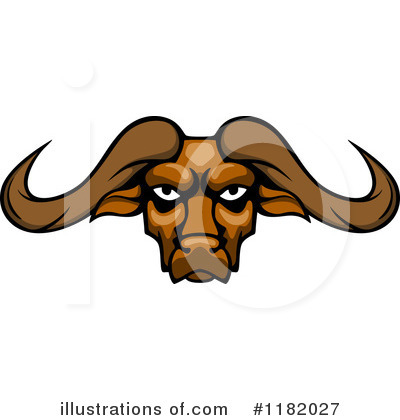Buffalo Clipart #1182027 by Vector Tradition SM