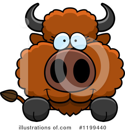Royalty-Free (RF) Buffalo Clipart Illustration by Cory Thoman - Stock Sample #1199440