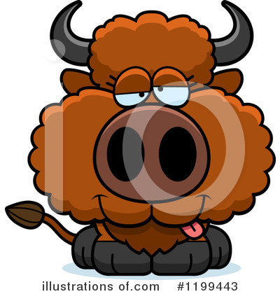 Royalty-Free (RF) Buffalo Clipart Illustration by Cory Thoman - Stock Sample #1199443