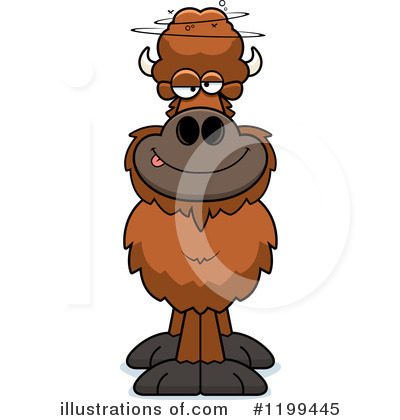 Royalty-Free (RF) Buffalo Clipart Illustration by Cory Thoman - Stock Sample #1199445