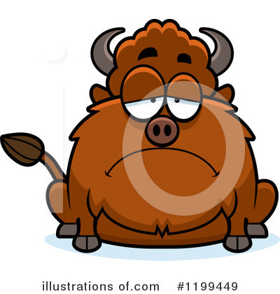 Royalty-Free (RF) Buffalo Clipart Illustration by Cory Thoman - Stock Sample #1199449