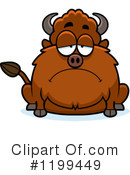 Buffalo Clipart #1199449 by Cory Thoman