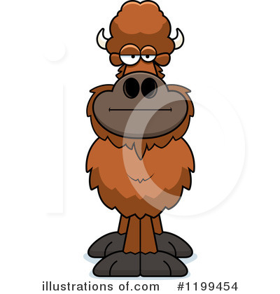 Royalty-Free (RF) Buffalo Clipart Illustration by Cory Thoman - Stock Sample #1199454