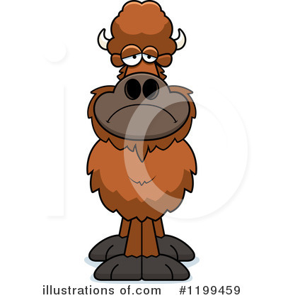 Royalty-Free (RF) Buffalo Clipart Illustration by Cory Thoman - Stock Sample #1199459