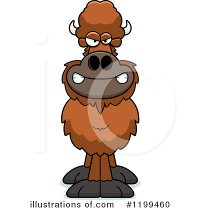 Royalty-Free (RF) Buffalo Clipart Illustration by Cory Thoman - Stock Sample #1199460