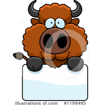 Royalty-Free (RF) Buffalo Clipart Illustration by Cory Thoman - Stock Sample #1199465
