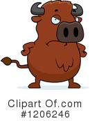 Buffalo Clipart #1206246 by Cory Thoman