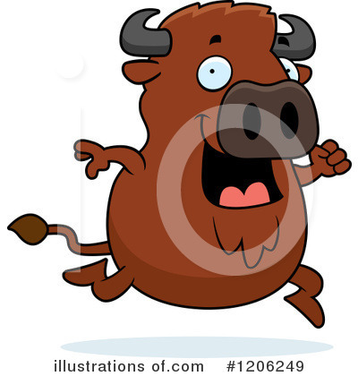 Royalty-Free (RF) Buffalo Clipart Illustration by Cory Thoman - Stock Sample #1206249