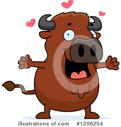 Royalty-Free (RF) Buffalo Clipart Illustration by Cory Thoman - Stock Sample #1206254