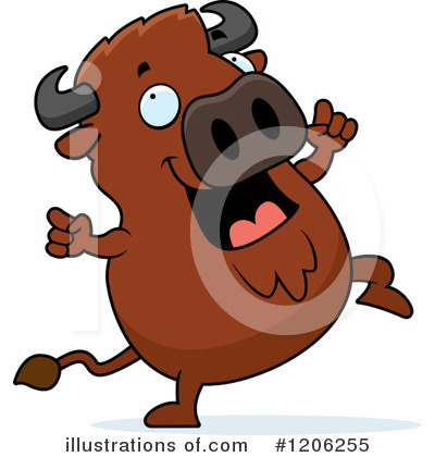 Royalty-Free (RF) Buffalo Clipart Illustration by Cory Thoman - Stock Sample #1206255