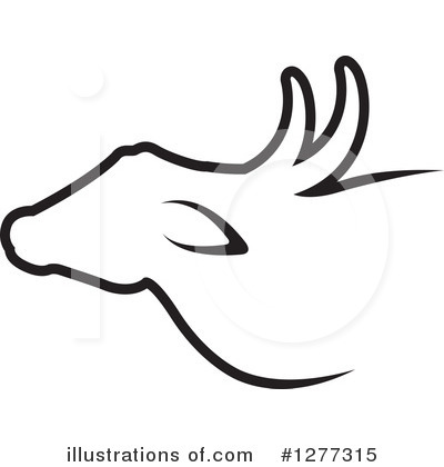 Royalty-Free (RF) Buffalo Clipart Illustration by Lal Perera - Stock Sample #1277315