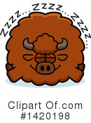Buffalo Clipart #1420198 by Cory Thoman