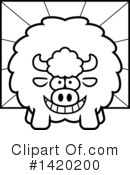 Buffalo Clipart #1420200 by Cory Thoman