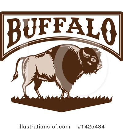 Bison Clipart #1425434 by patrimonio