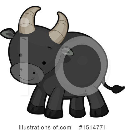 Royalty-Free (RF) Buffalo Clipart Illustration by BNP Design Studio - Stock Sample #1514771