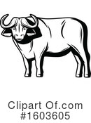 Buffalo Clipart #1603605 by Vector Tradition SM