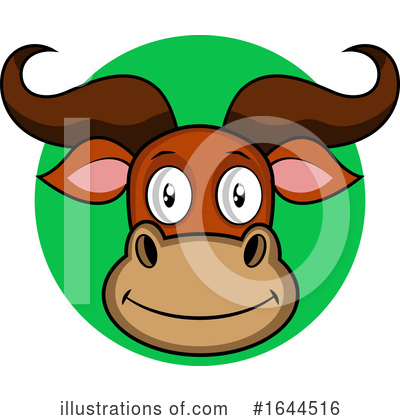 Royalty-Free (RF) Buffalo Clipart Illustration by Morphart Creations - Stock Sample #1644516
