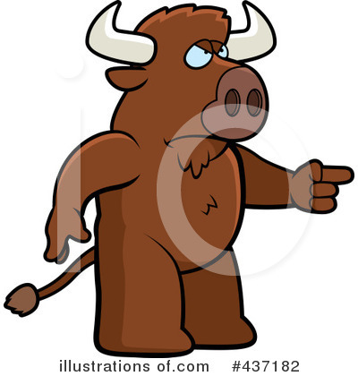 Royalty-Free (RF) Buffalo Clipart Illustration by Cory Thoman - Stock Sample #437182