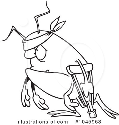 Royalty-Free (RF) Bug Clipart Illustration by toonaday - Stock Sample #1045963