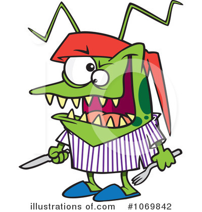Royalty-Free (RF) Bug Clipart Illustration by toonaday - Stock Sample #1069842