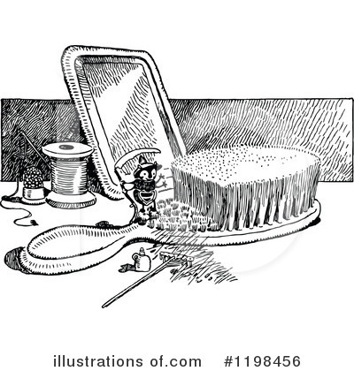 Royalty-Free (RF) Bug Clipart Illustration by Prawny Vintage - Stock Sample #1198456