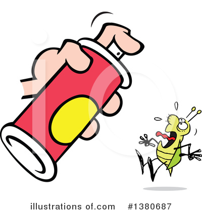 Bug Spray Clipart #1380687 by Johnny Sajem