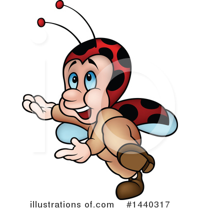 Ladybugs Clipart #1440317 by dero