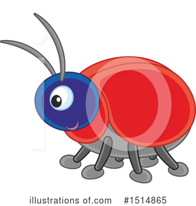 Royalty-Free (RF) Bug Clipart Illustration by Alex Bannykh - Stock Sample #1514865